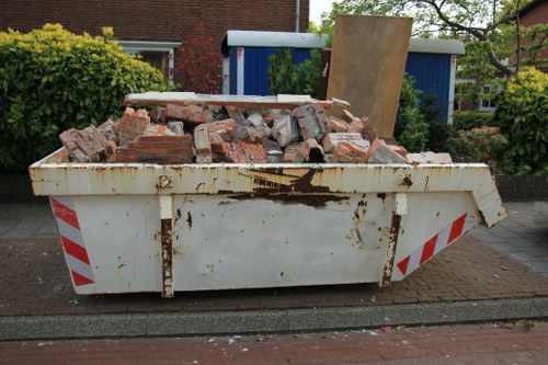 House clearance truck ready for service in Thamesmead