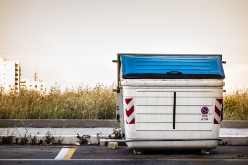 Loft clearance workspace in Thamesmead showcasing organized space